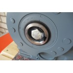 9,9 RPM  0,55 kW Asmaat 40 mm  IE3. UNUSED 